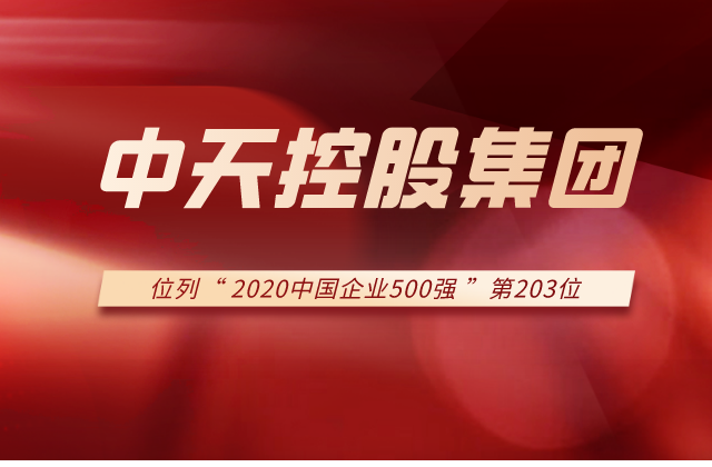 PA尊龙凯时集团列2020中国企业500强第203位！